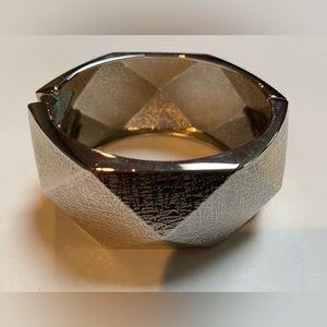 Silver cuff like bracelet